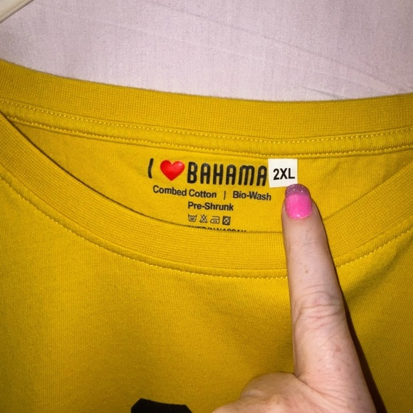 Yellow Bahamas Graphic Tee - Picture 2 of 8